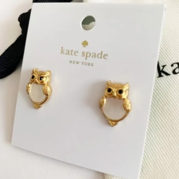 kate spade owl studs 🌼 - Picture 3 of 5